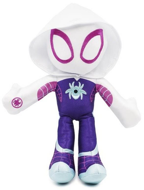 Spidey Spider-Man svítící plyšák 23 cm - Ghost Spider Plyšák