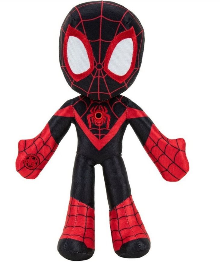 Spidey Spider-Man svietiaci plyšiak 23 cm – Miles Morales Plyšová...