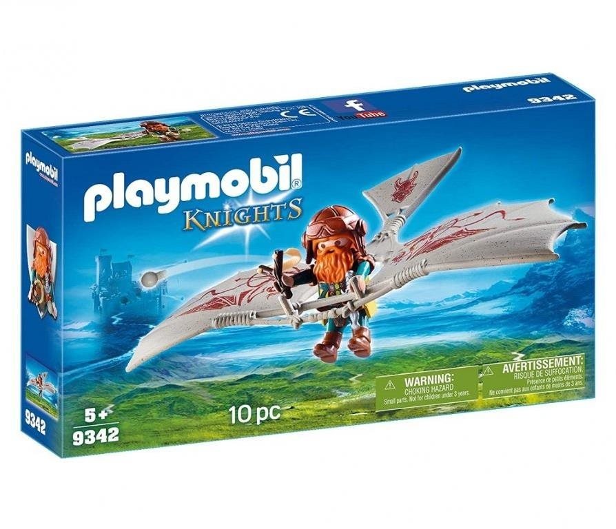 Playmobil 9342 Trpaslík na lietajúcom stroji Stavebnica