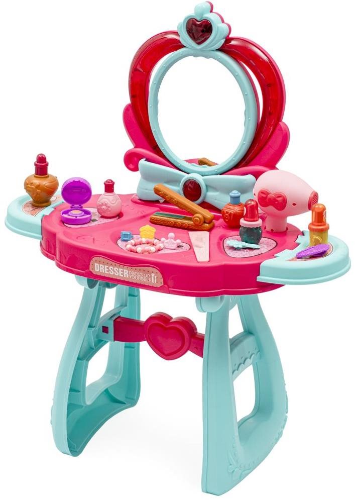 BABY MIX Detský toaletný stolík s hudbou Detský kozmetický stolík
