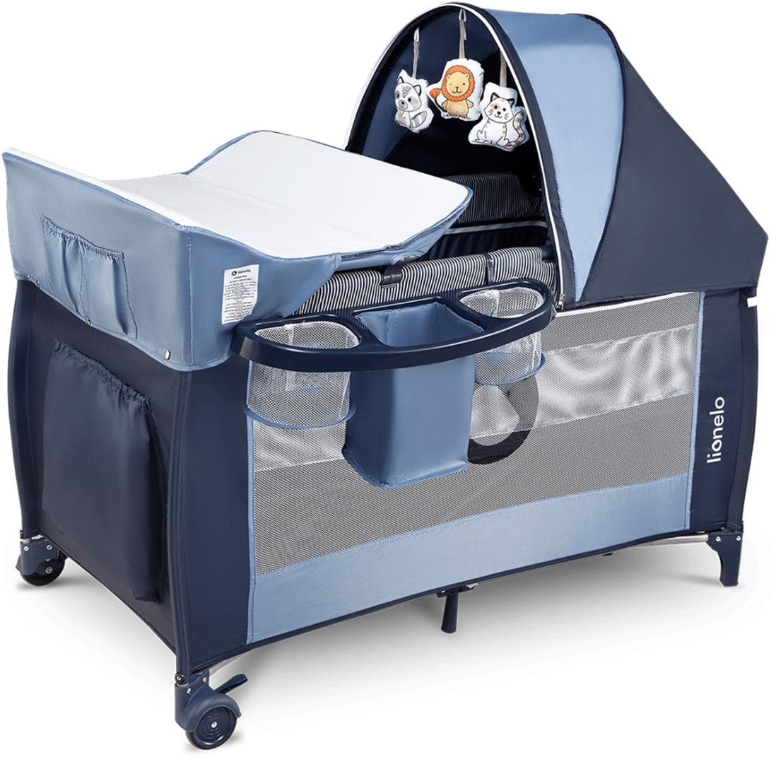 Lionelo Sven Plus Blue Navy Utazó kiságy