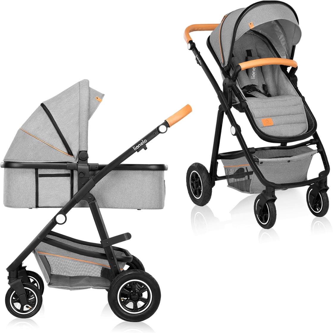 Lionelo Amber 2 in 1 Grey Stone Kočík