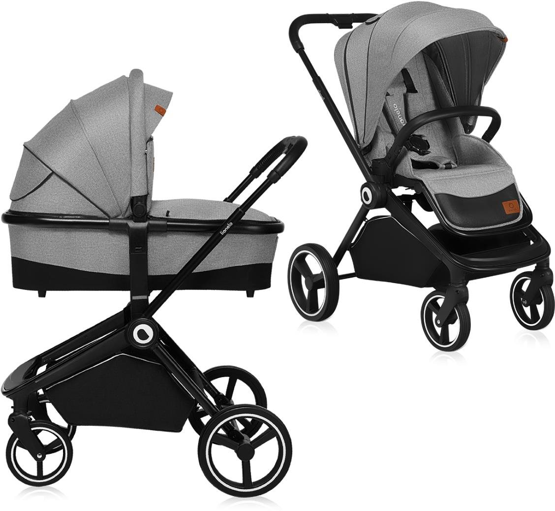 Lionelo Mika 2 in 1 Grey Stone Kočík