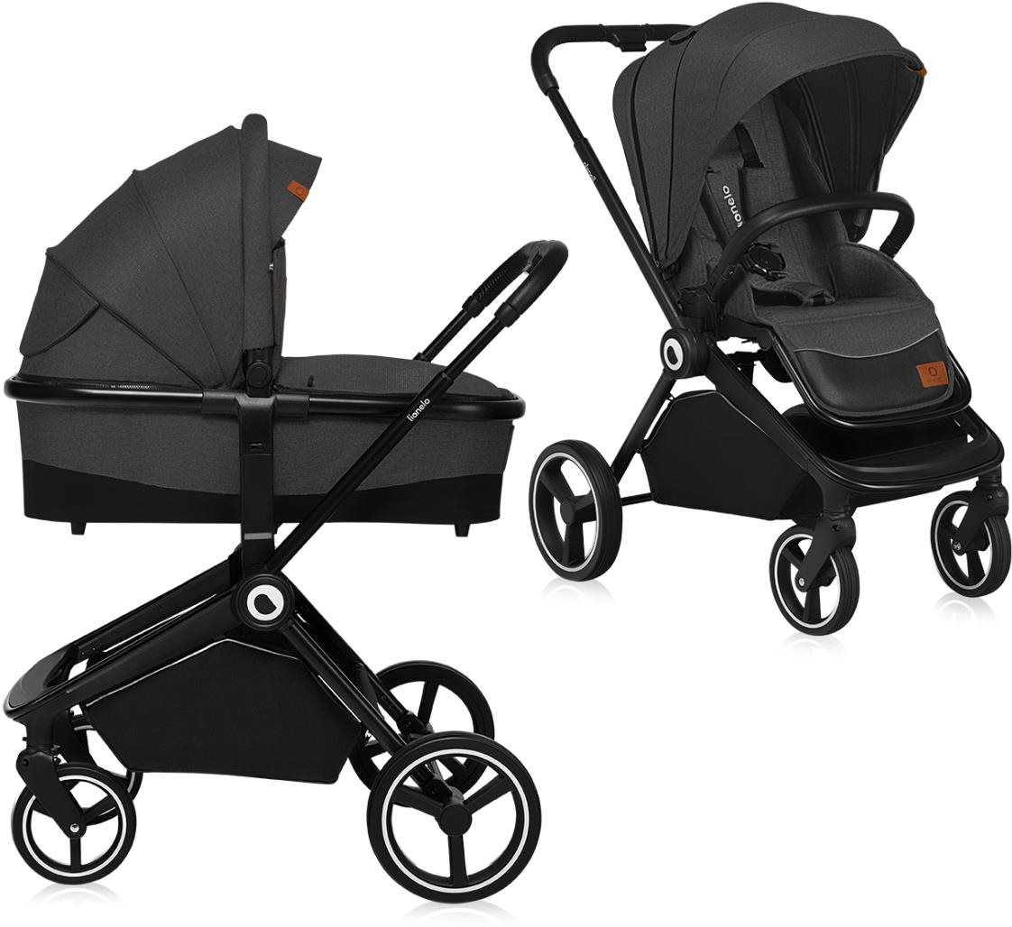 Lionelo Mika 2 in 1 Grey Graphite Kočík