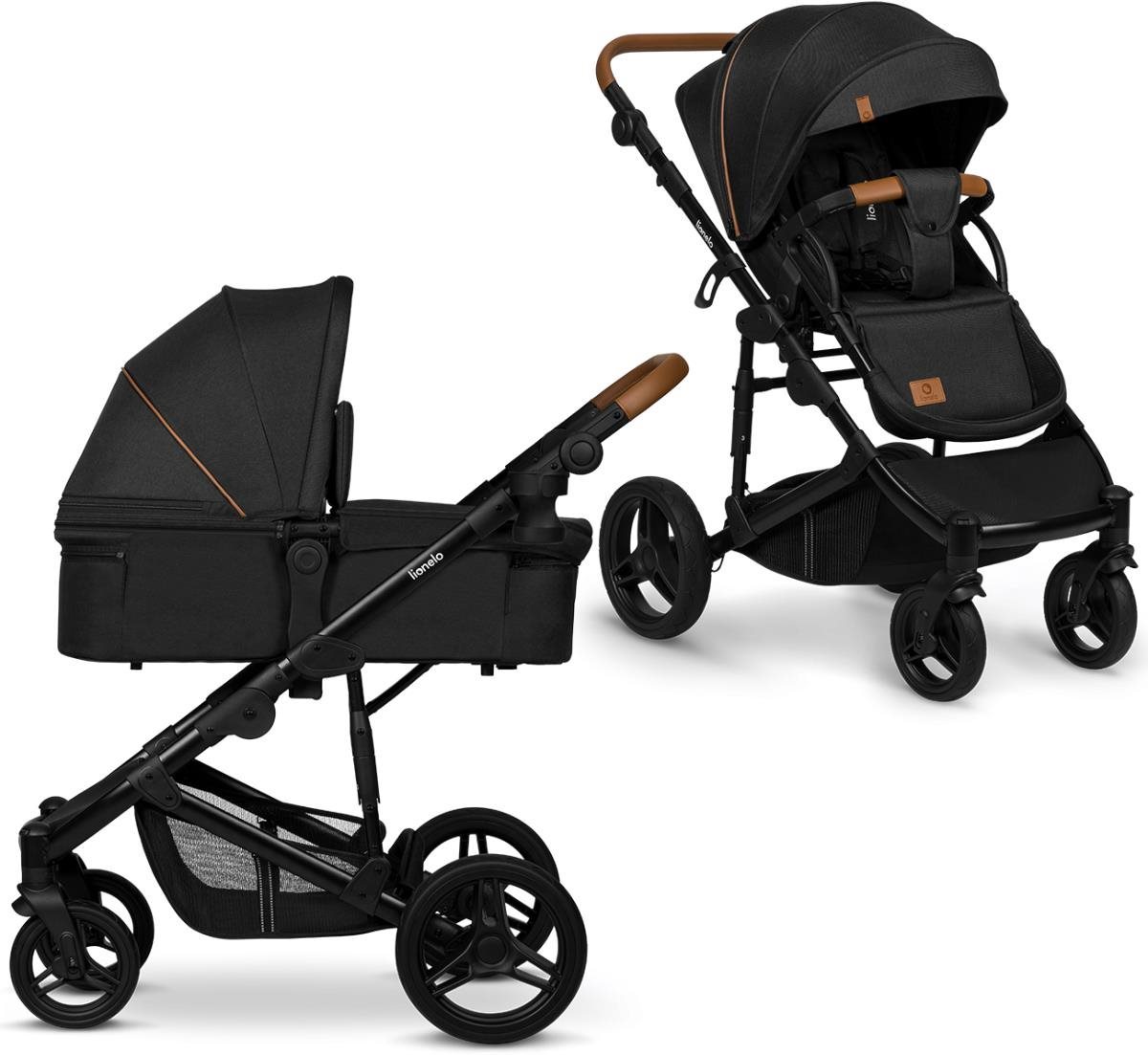 Lionelo Mari Tour 2 in 1 Black Onyx Kočík
