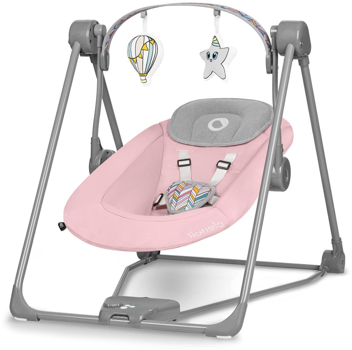 Lionelo Hojdačka Otto Pink Baby Detské ležadlo