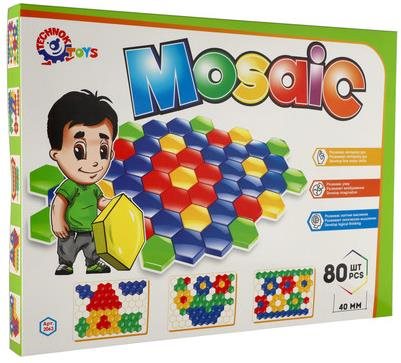 Teddies Mozaika pre najmenších s hladkým klobúčikom 4 cm, 80 ks...