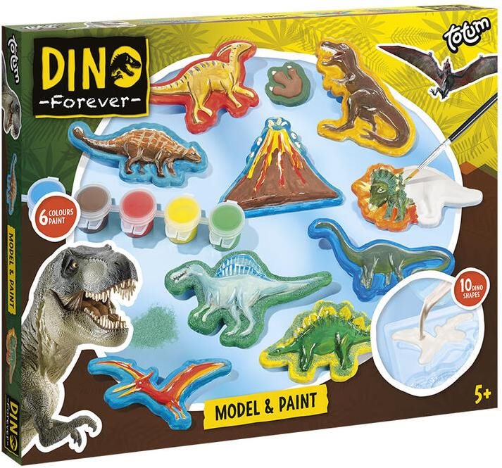 Sadrové odliatky Dino Sada na odtlačky