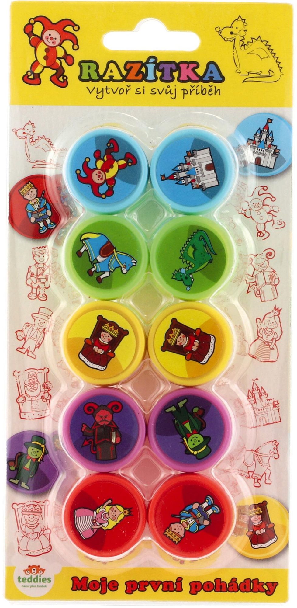 Teddies Pečiatky samotlačné Moje prvé rozprávky Pečiatky pre deti