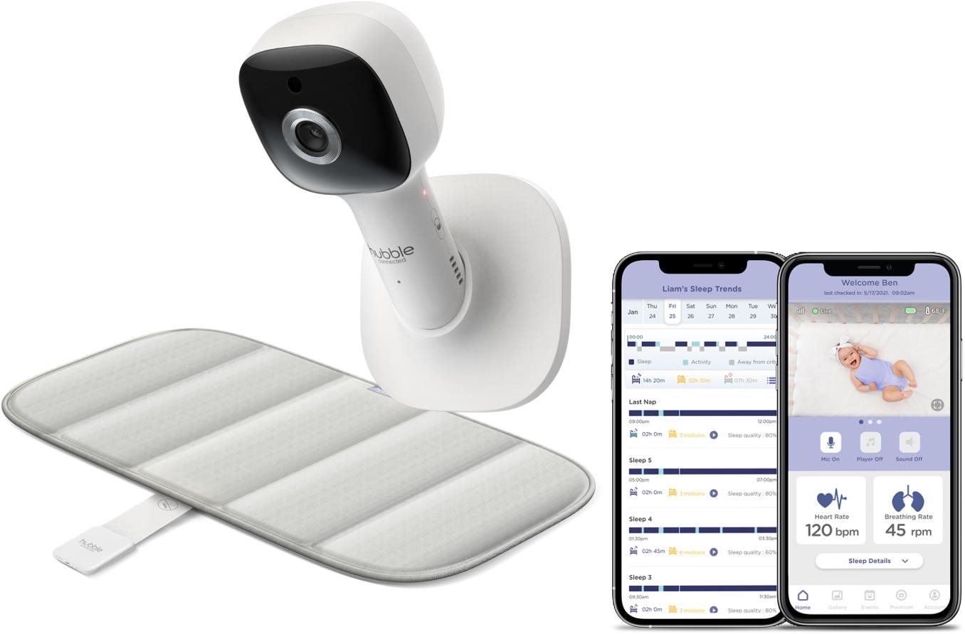 Hubble Connected Dream Plus Sensor Matt with Wi-Fi Camera Detská...