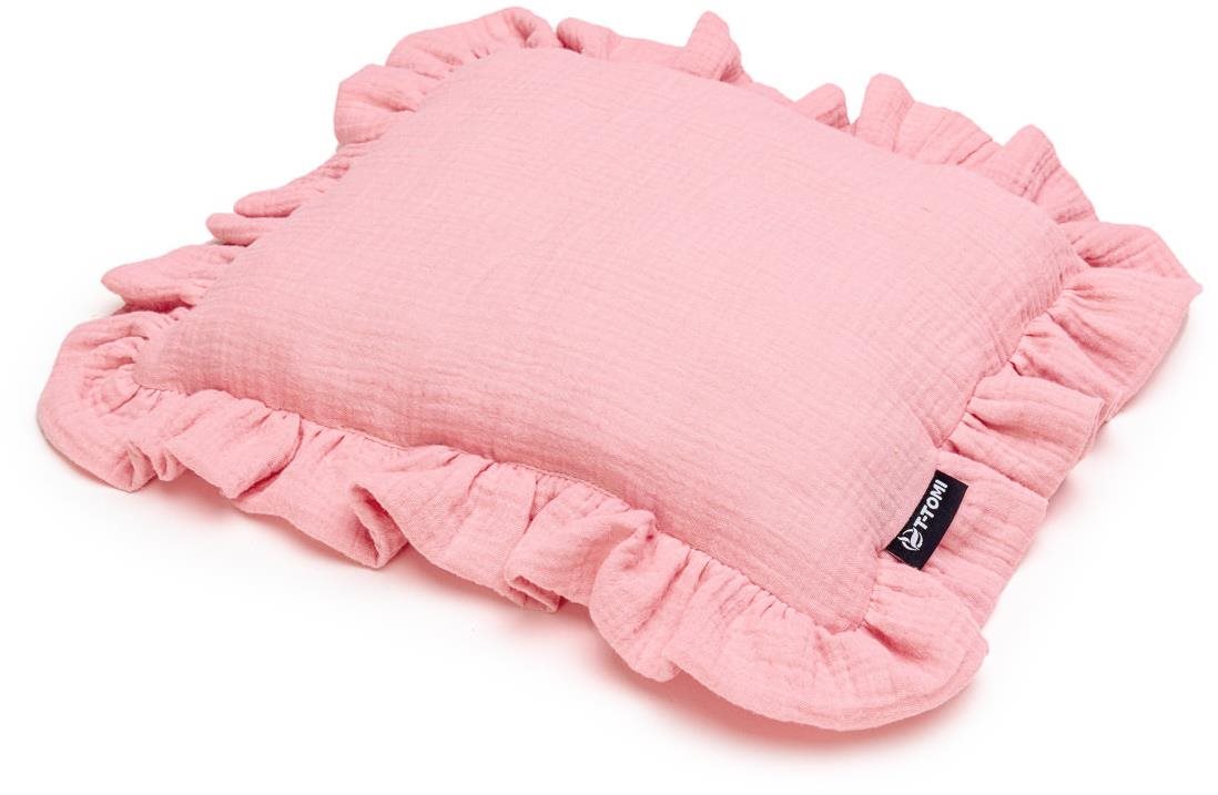 T-tomi Fodros muszlin párna - Pink Párna