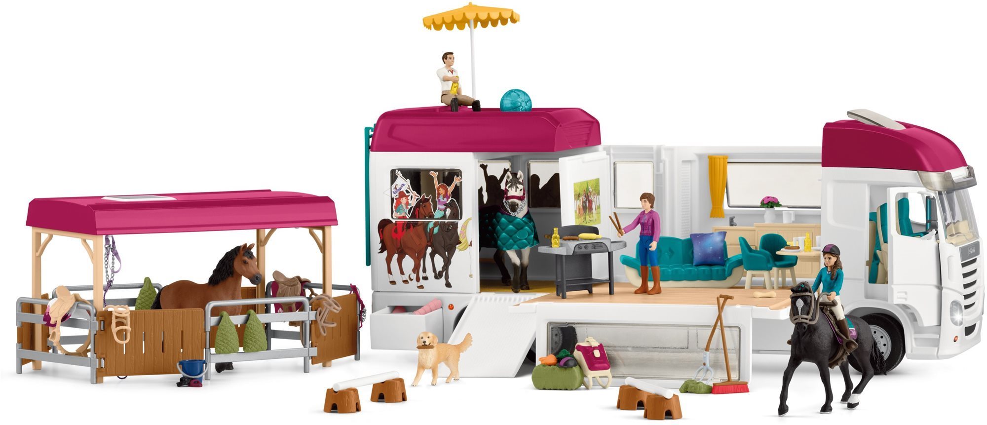 Schleich - Prepravník koní 42619 Set figúrok a príslušenstva
