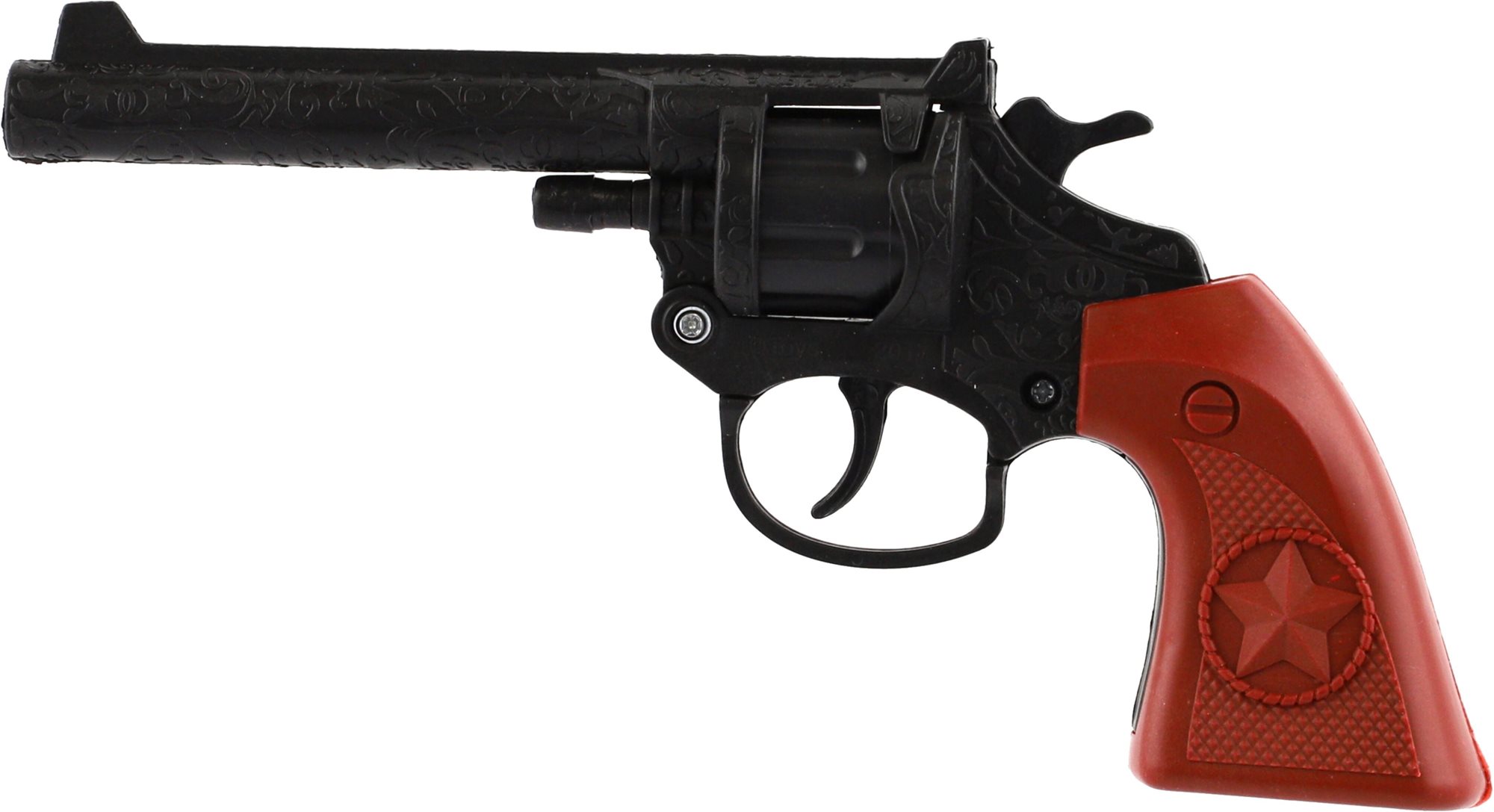 Teddies Patronos revolver, 20 cm Játékpisztoly