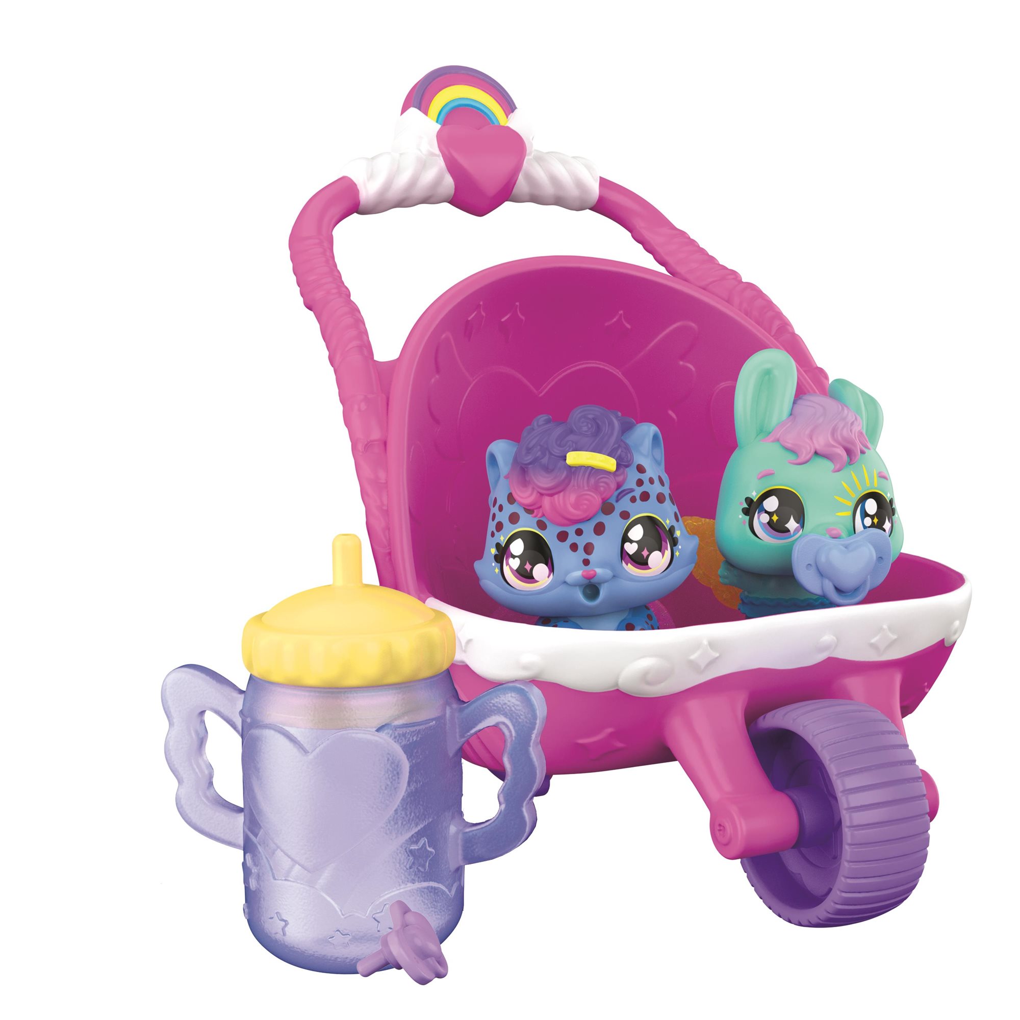 Hatchimals Spielset mit Kinderwagen für Haustiere Figuren-Set und...