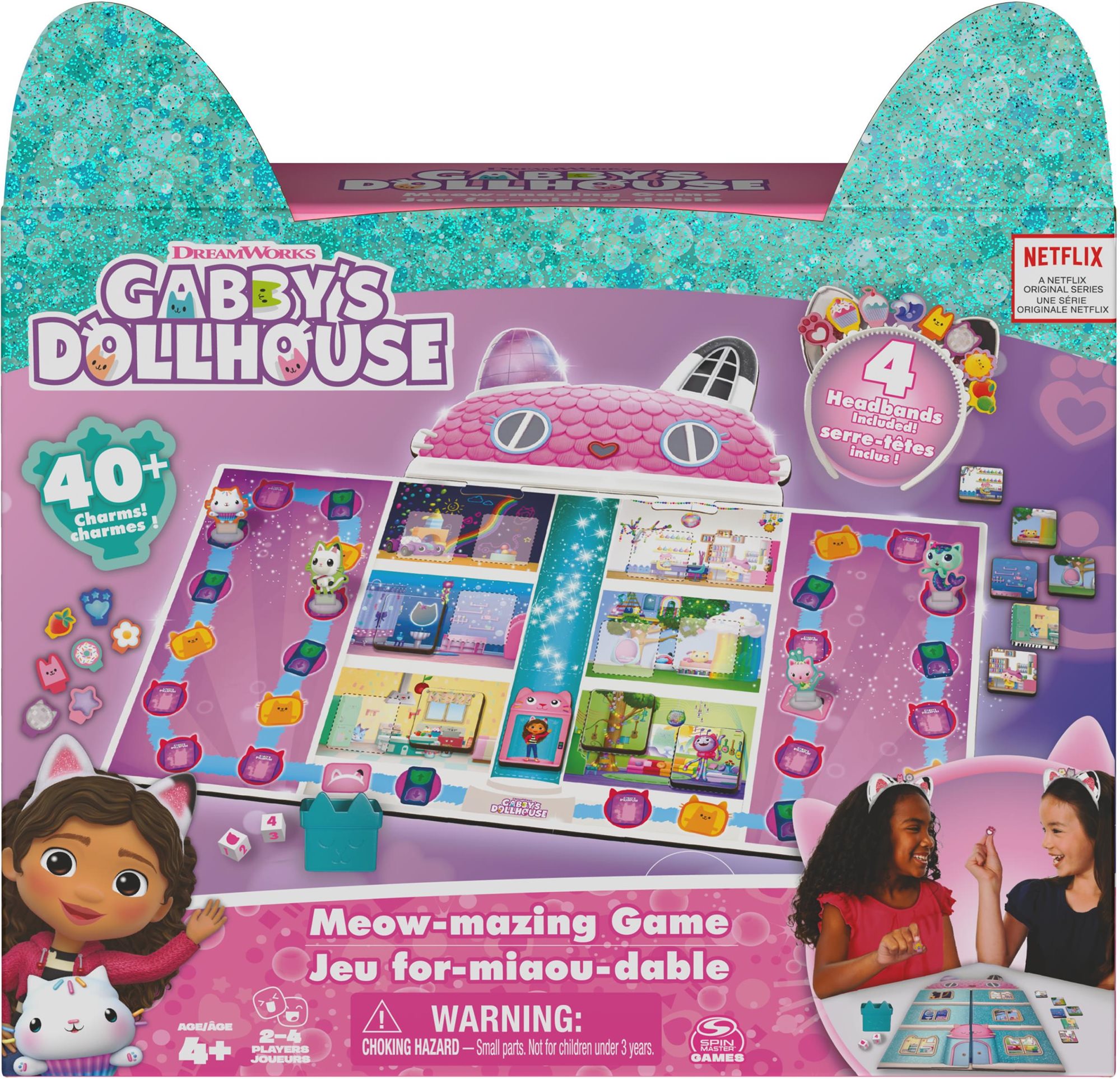 SMG Gabbys Dollhouse Katzenspiel Brettspiel