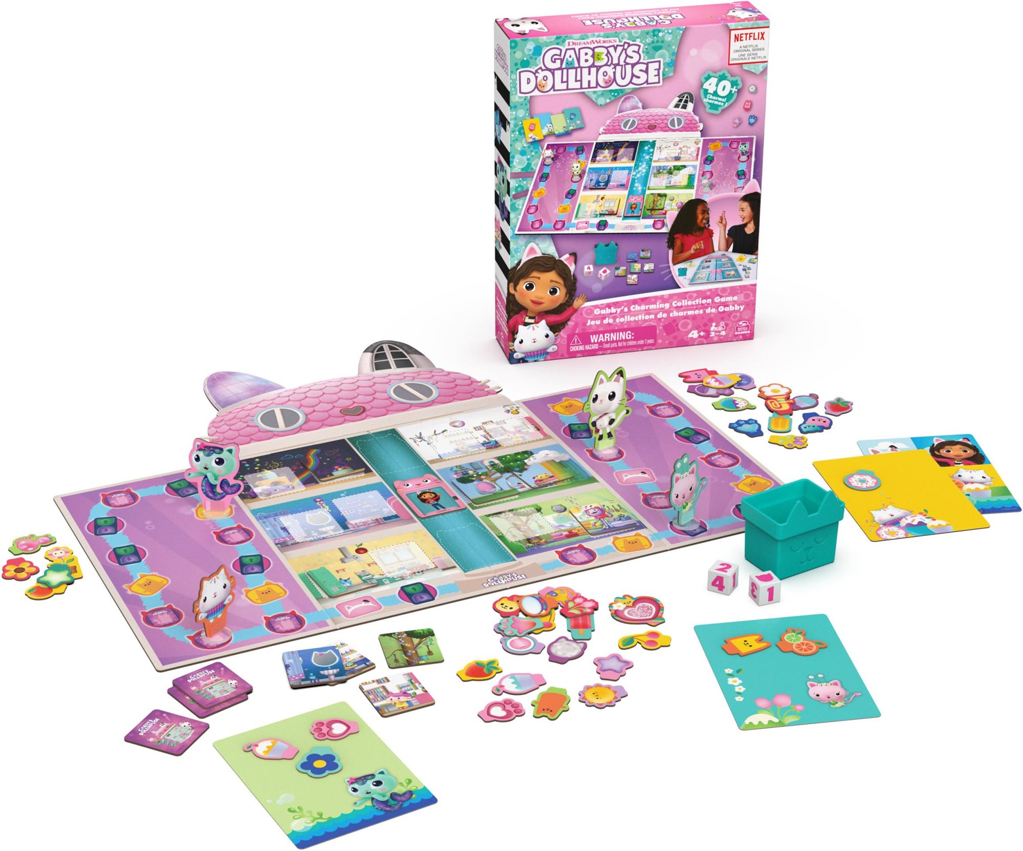 SMG Gabbys Dollhouse Zauberhaftes Spiel Brettspiel