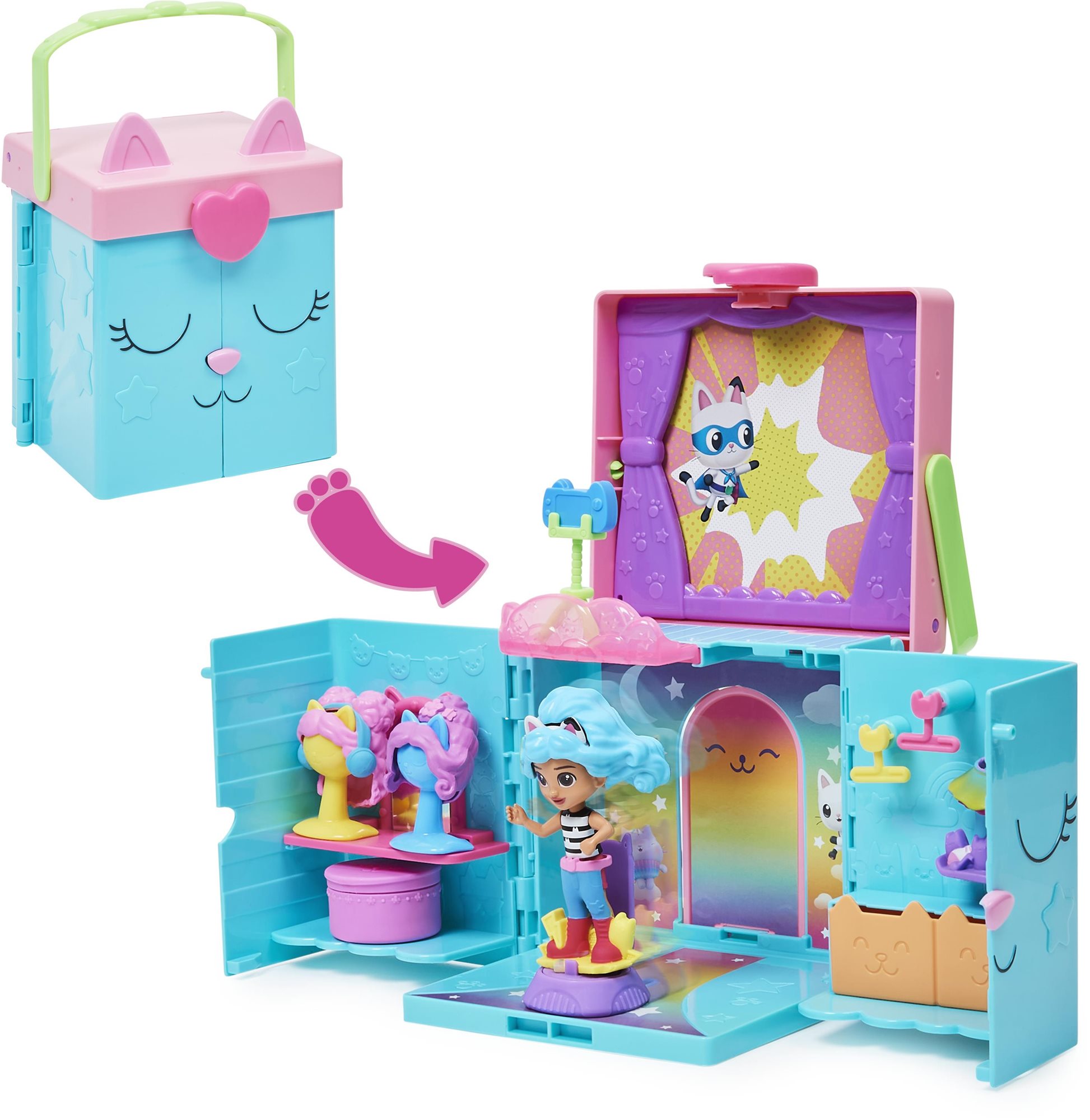 Gabby's Dollhouse Dúhový šatník Set figúrok a príslušenstva
