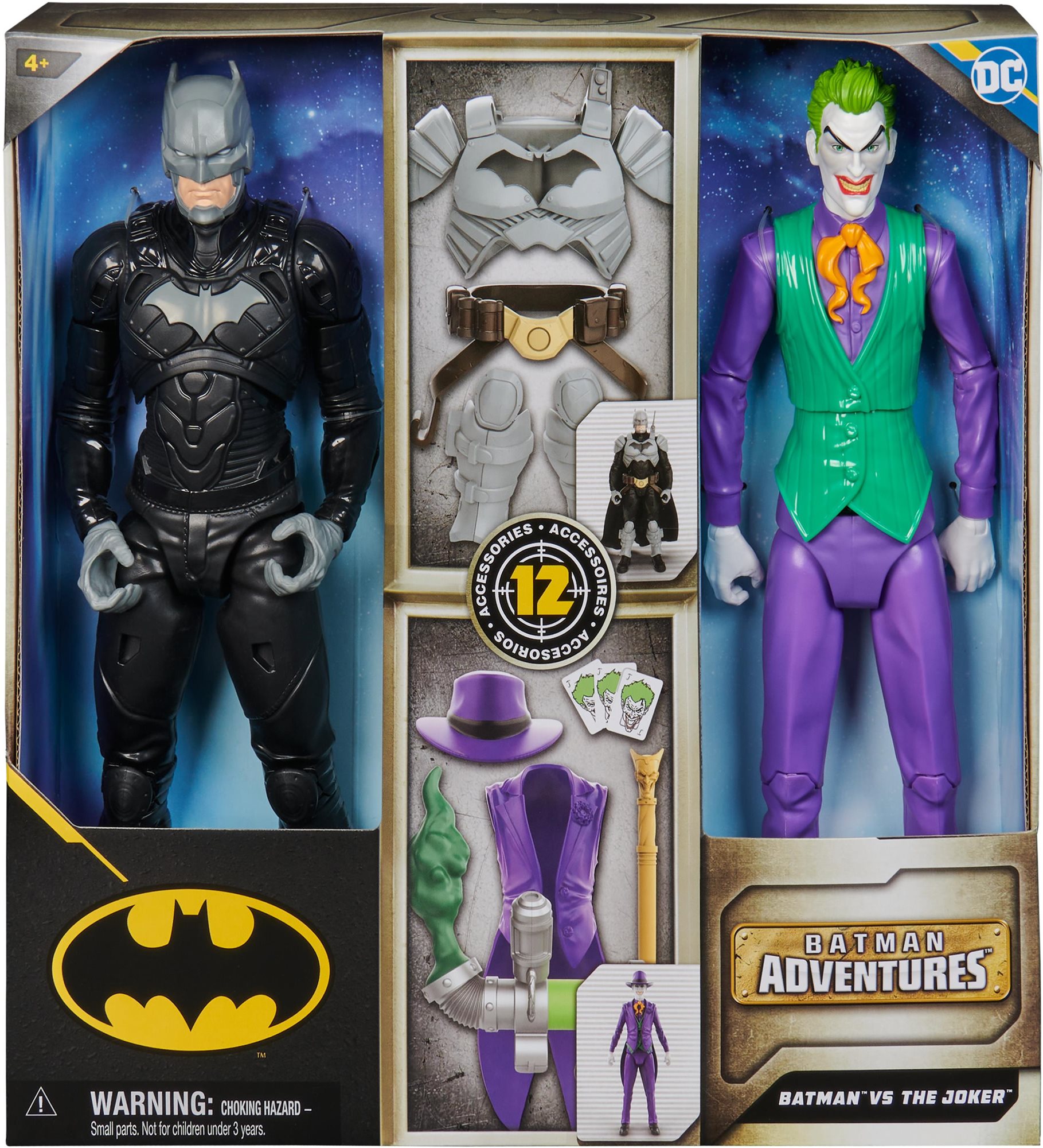 Batman & Joker mit Spezialausrüstung - 30 cm Figuren