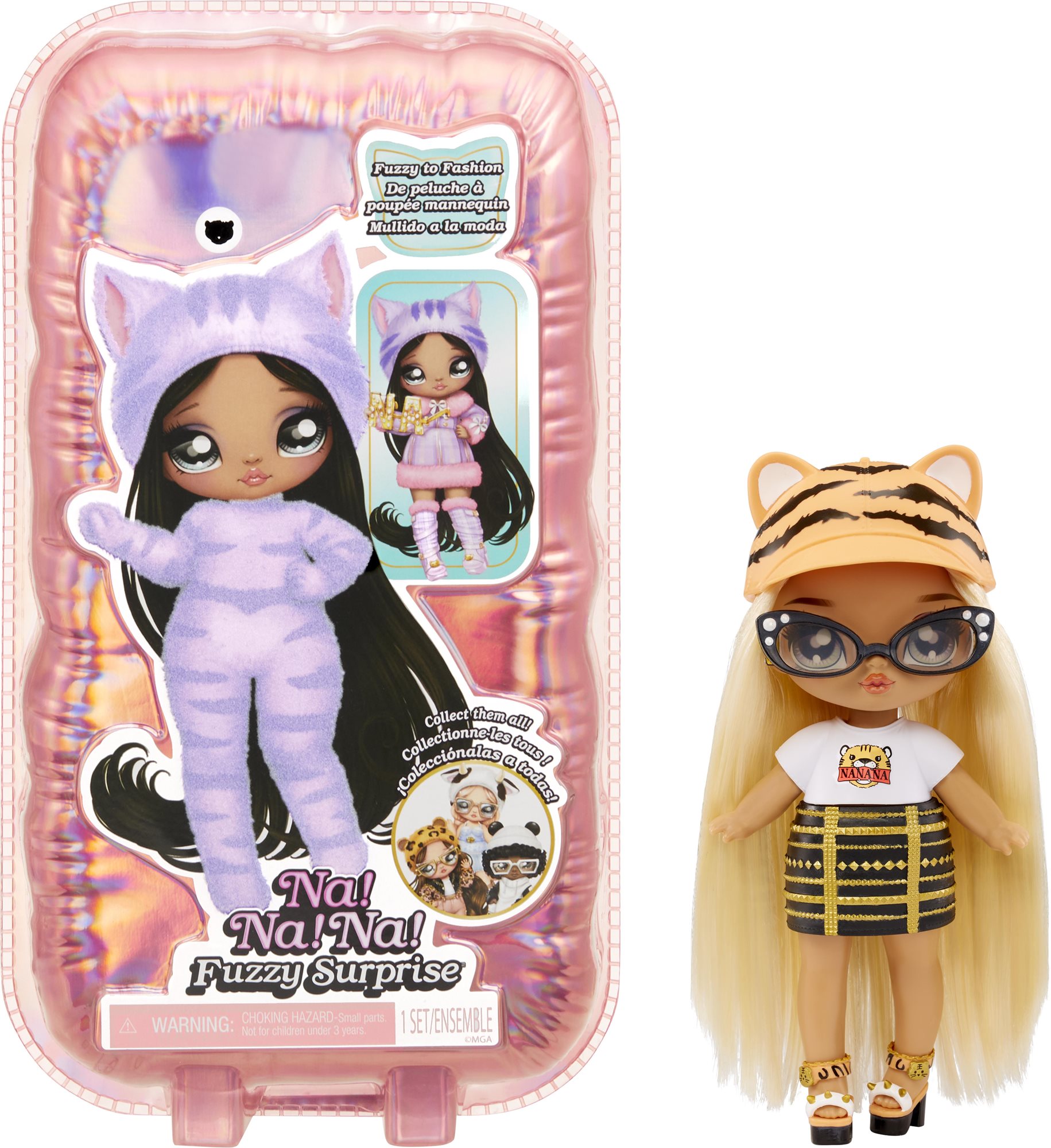Na! Na! Na! Surprise Fuzzy bábika – Tiger Girl Bábika