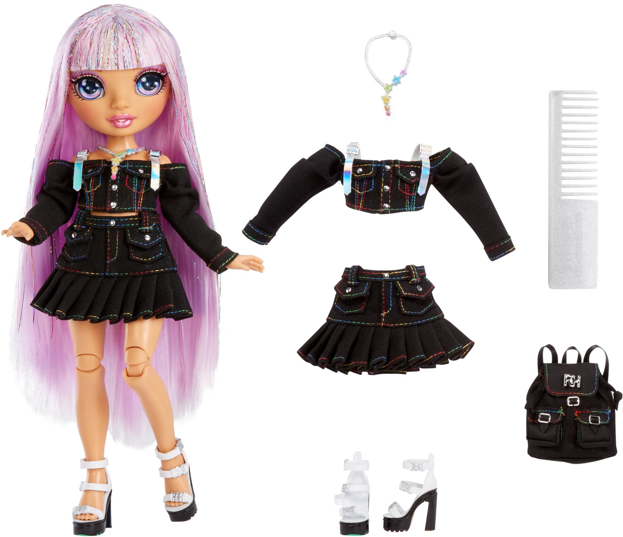 Rainbow High Junior Fashion bábika, špeciálna edícia – Avery Styles...