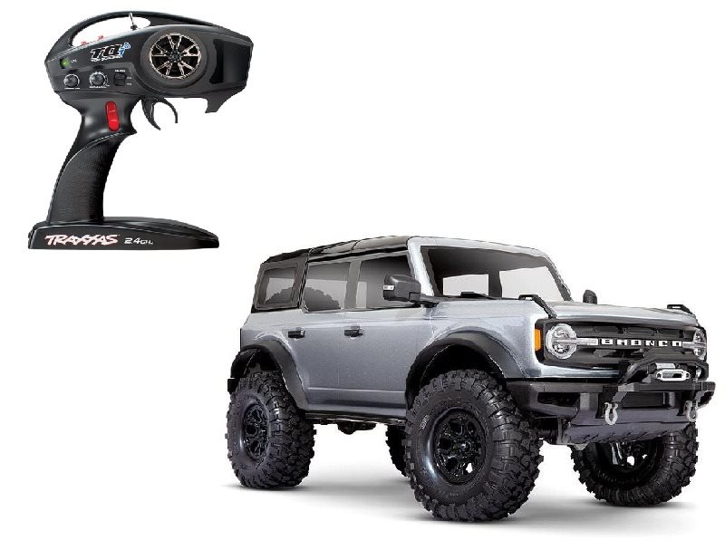 Traxxas TRX-4 Ford Bronco 2021 1:10 TQi RTR stříbrný RC auto