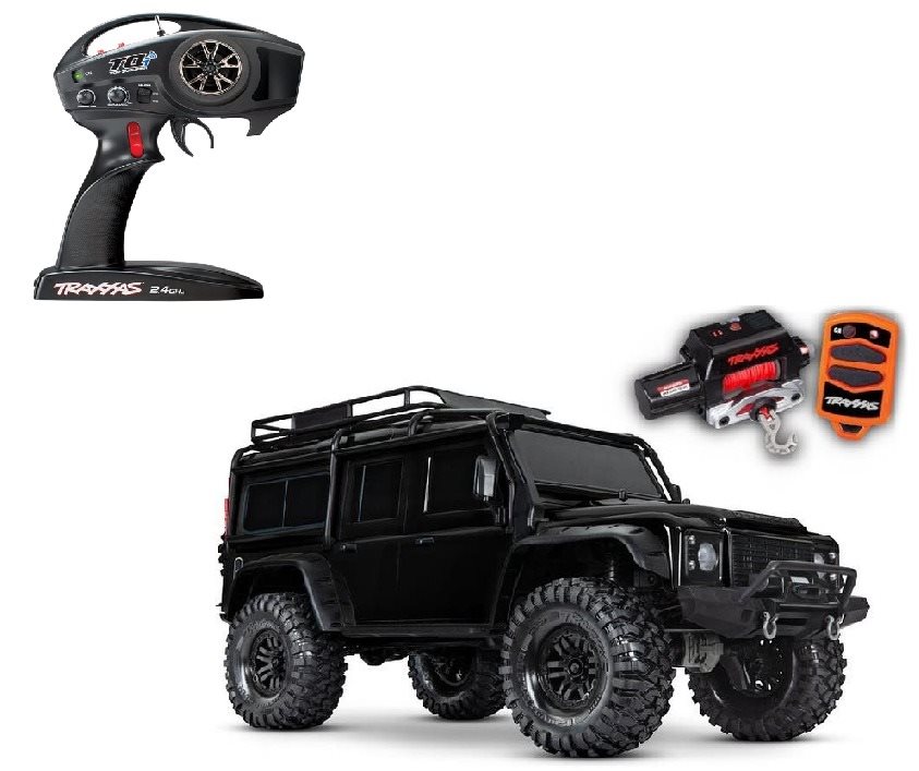 Traxxas TRX-4 Land Rover Defender 1:10 TQi RTR černý RC auto