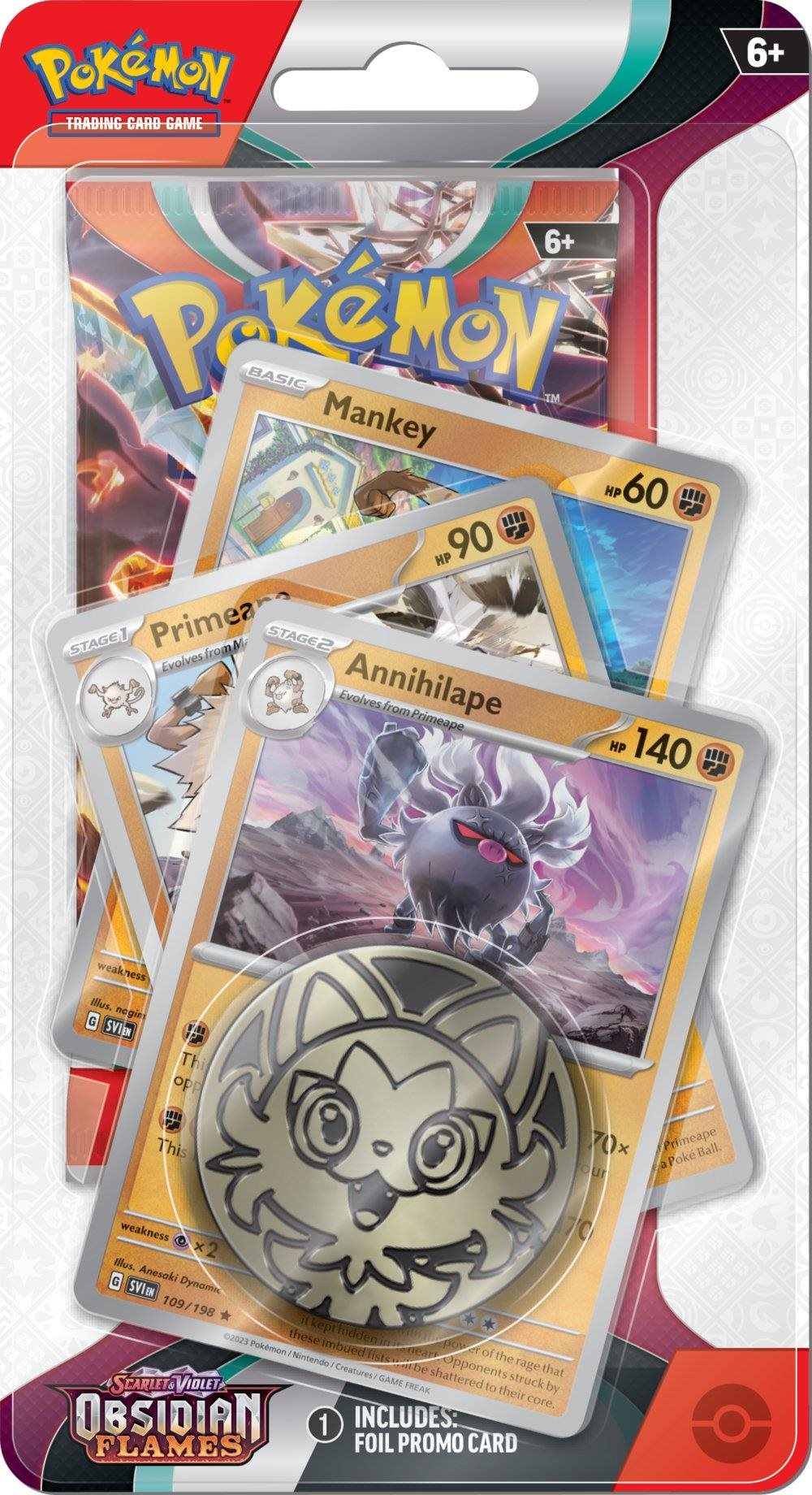 Pokémon TCG: SV03 Obsidian Flames - Premium Checklane Blister...