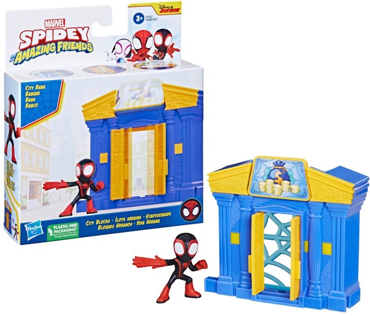 Spider-Man Spidey and his Amazing Friends Cityblocks Miles Herná sada