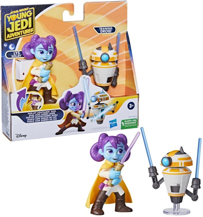 Lys Solay and Training Droid – Star Wars Young Jedi Adventures...