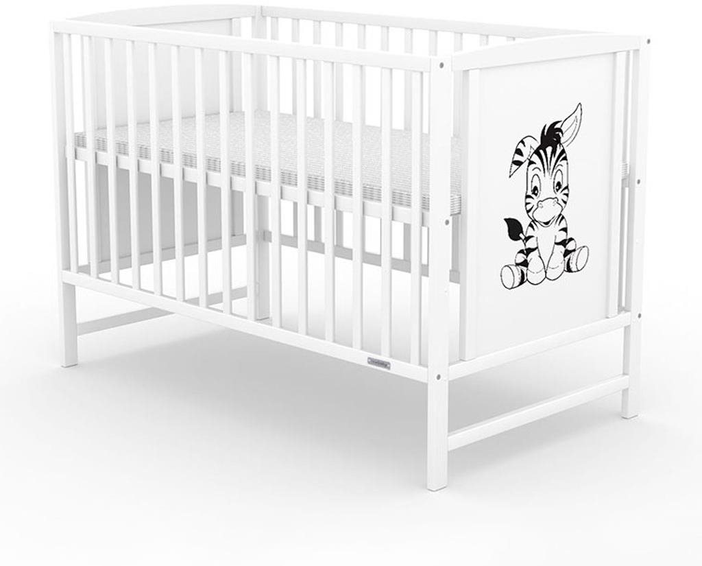 New Baby Bea Zebra biela Detská postieľka