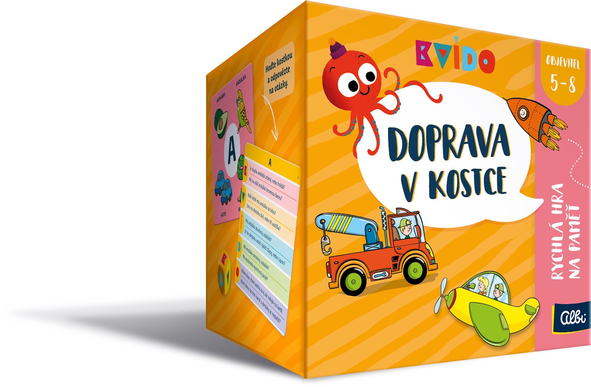 Kvído – Doprava v kocke Kartová hra