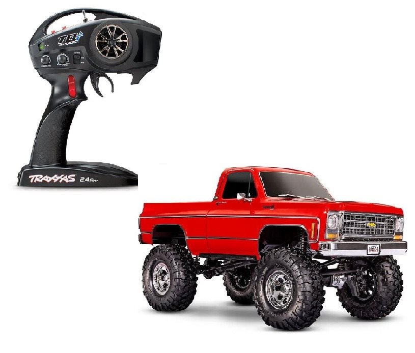 Traxxas TRX-4 Chevrolet K10 1979 TQi 1:10 RTR červený RC auto