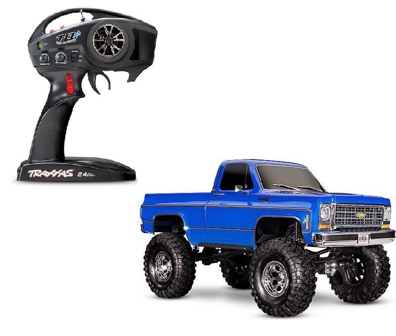 Traxxas TRX-4 Chevrolet K10 1979 TQi 1:10 RTR modrý RC auto
