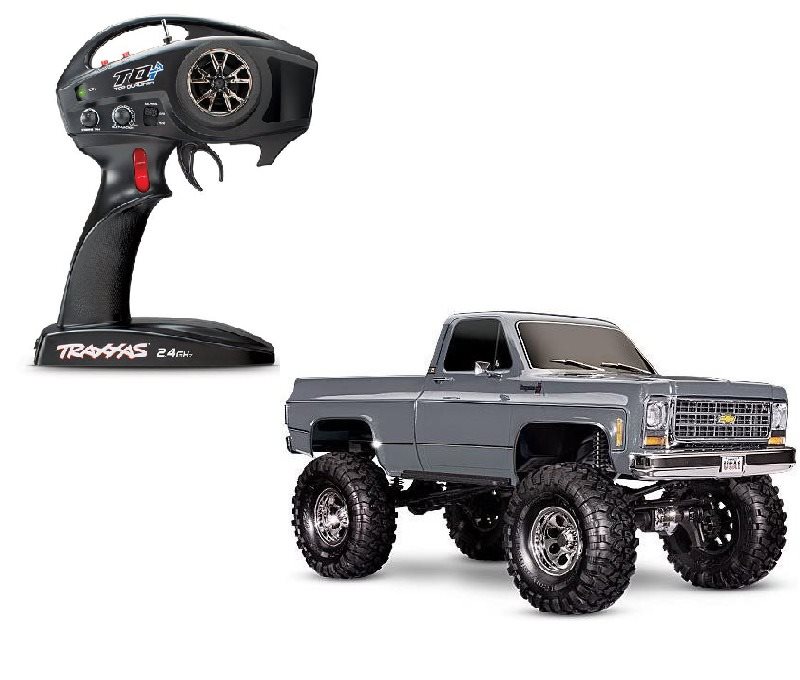 Traxxas TRX-4 Chevrolet K10 1979 TQi 1:10 RTR stříbrný RC auto