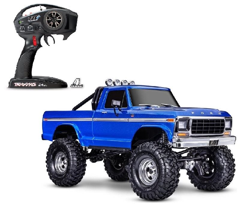 Traxxas TRX-4 Ford F-150 Ranger XLT TQi 1:10 RTR modrý RC auto