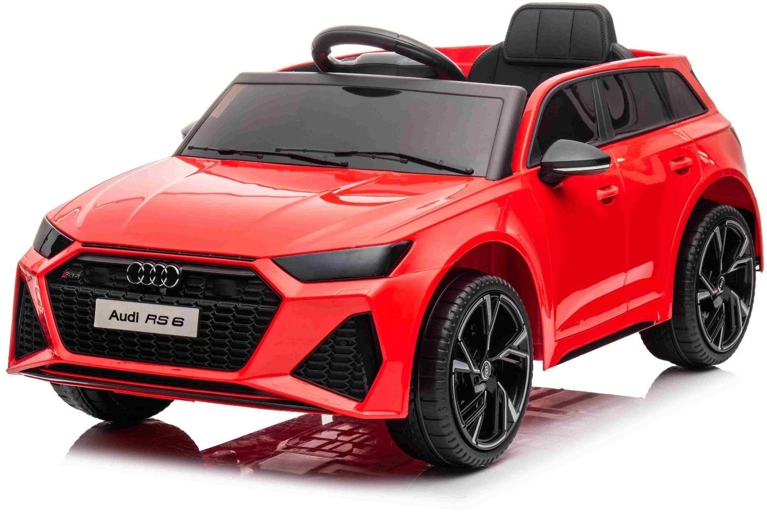 Audi RS6 červené Elektrické auto pre deti