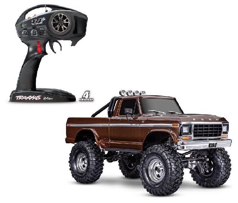 Traxxas TRX-4 Ford F-150 Ranger XLT TQi 1:10 RTR hnědý RC auto