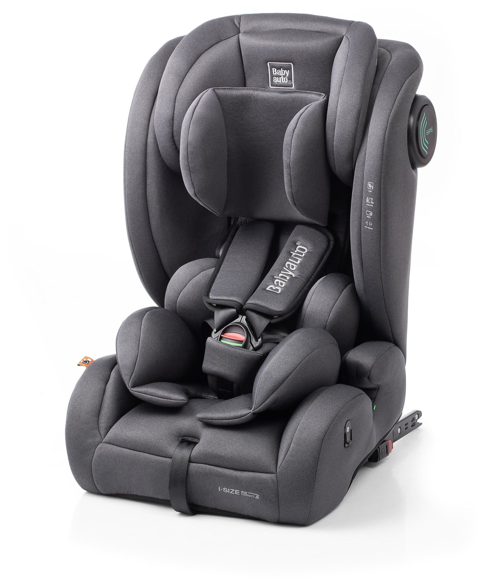BabyAuto Artia i-Size 76 – 150 cm Anthracit Autosedačka