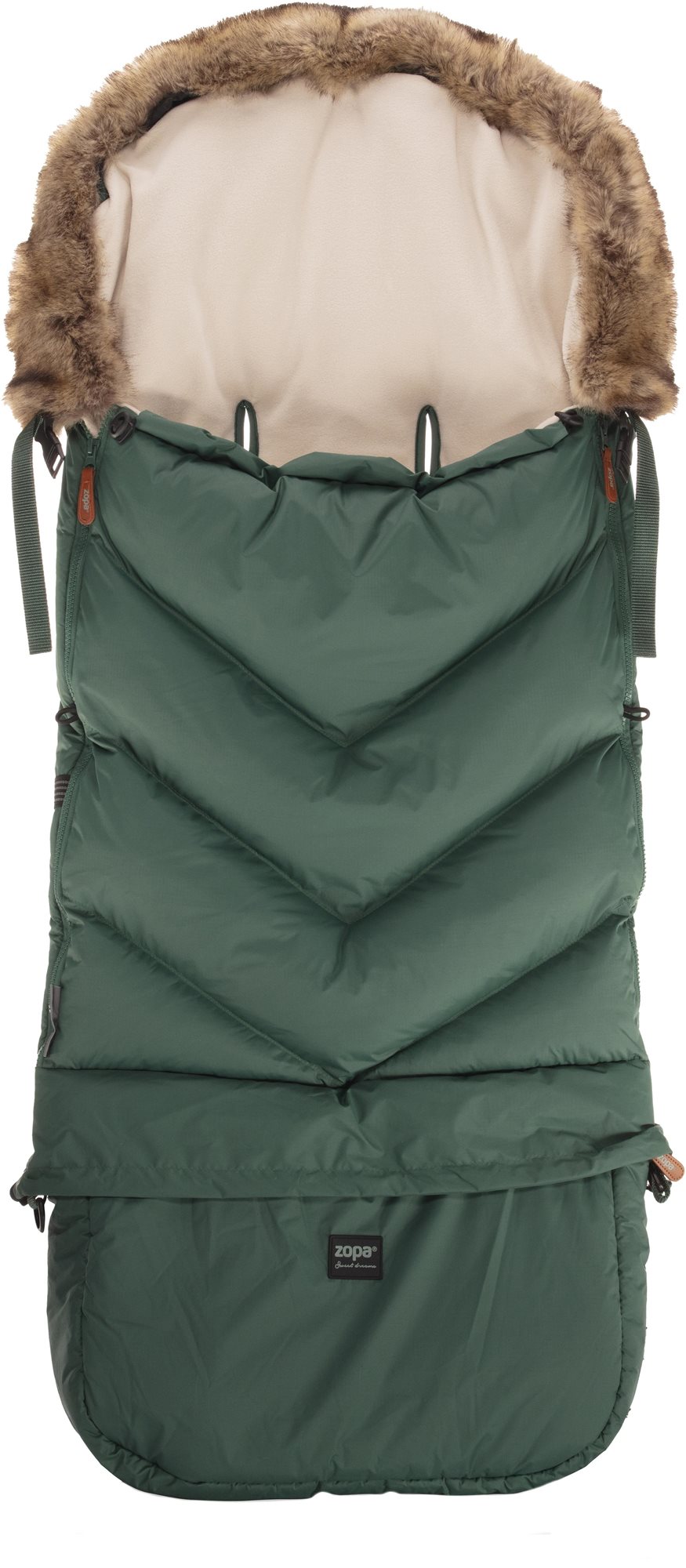 Zopa Fusak Fluffy Combi Lake Green Fusak do kočíka