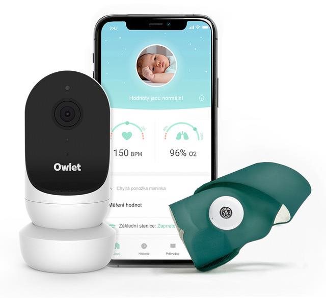 Owlet Monitor Duo - Owlet Smart Sock 3 okos zokni (kékeszöld) &...