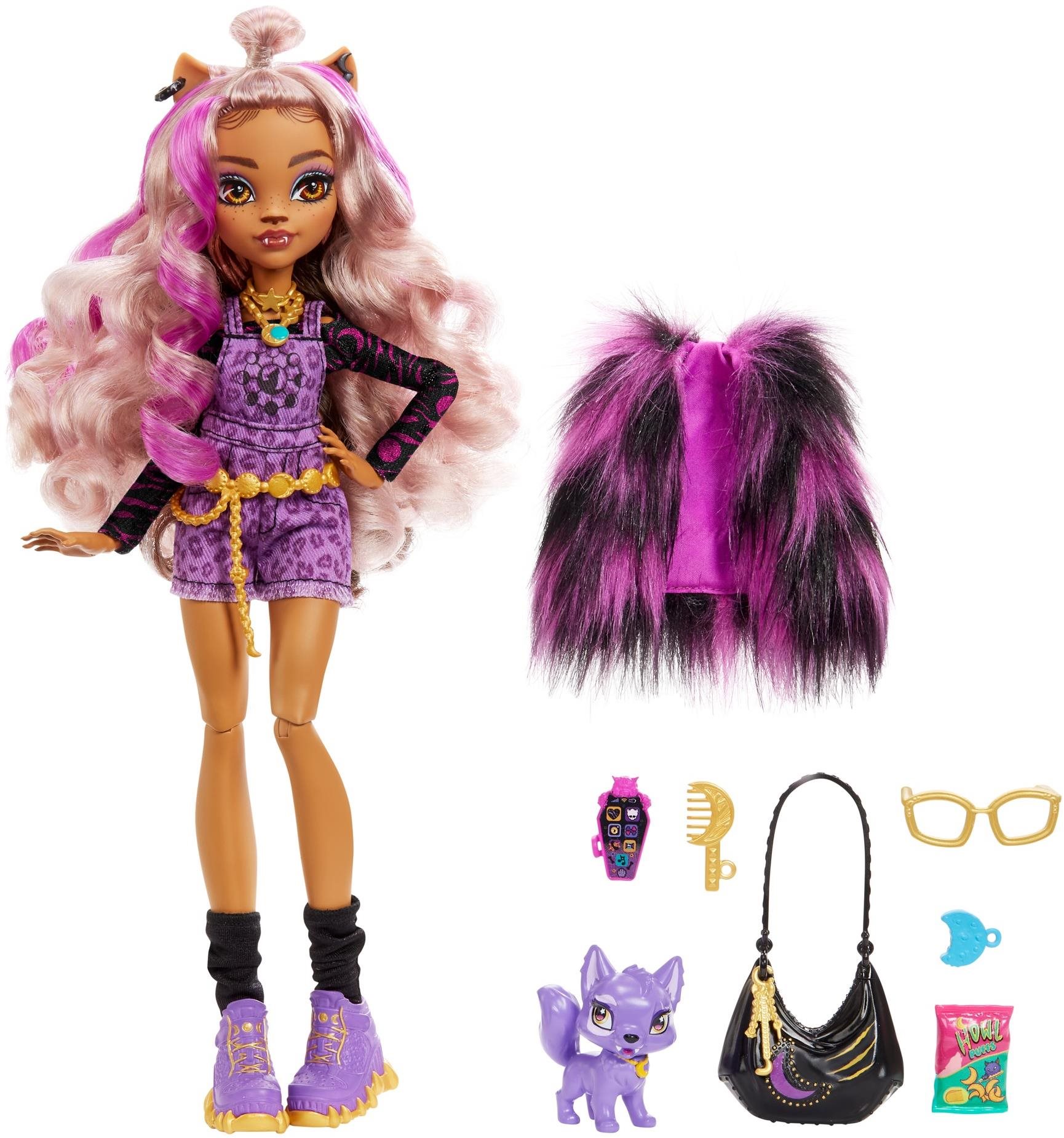 Monster High bábika monsterka – Clawdeen Bábika