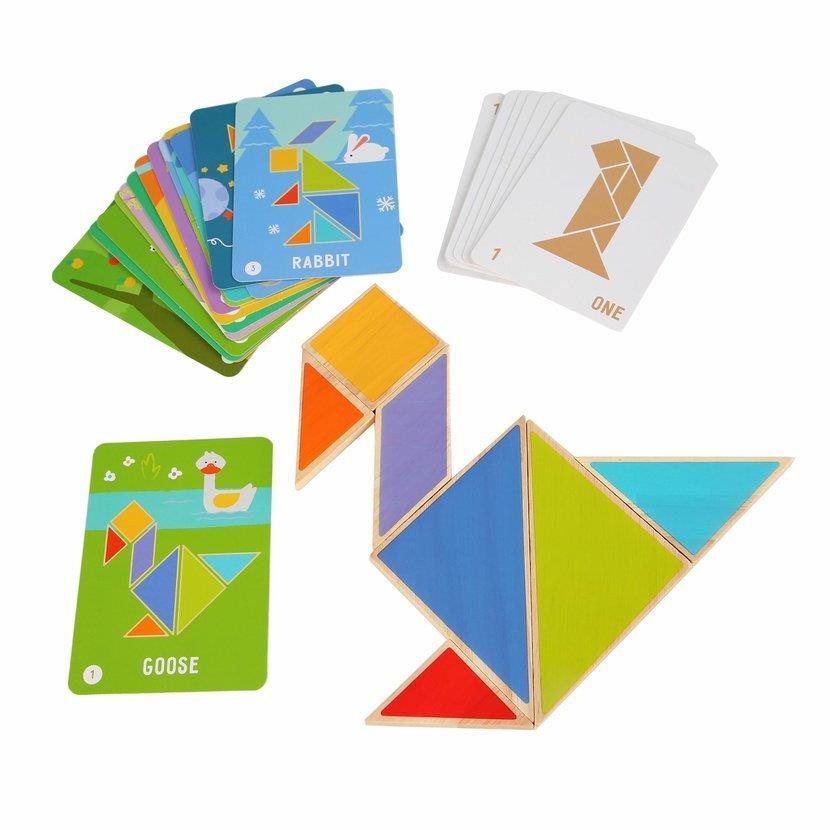 Lucy & Leo 285 Tangram – logická hra Hlavolam