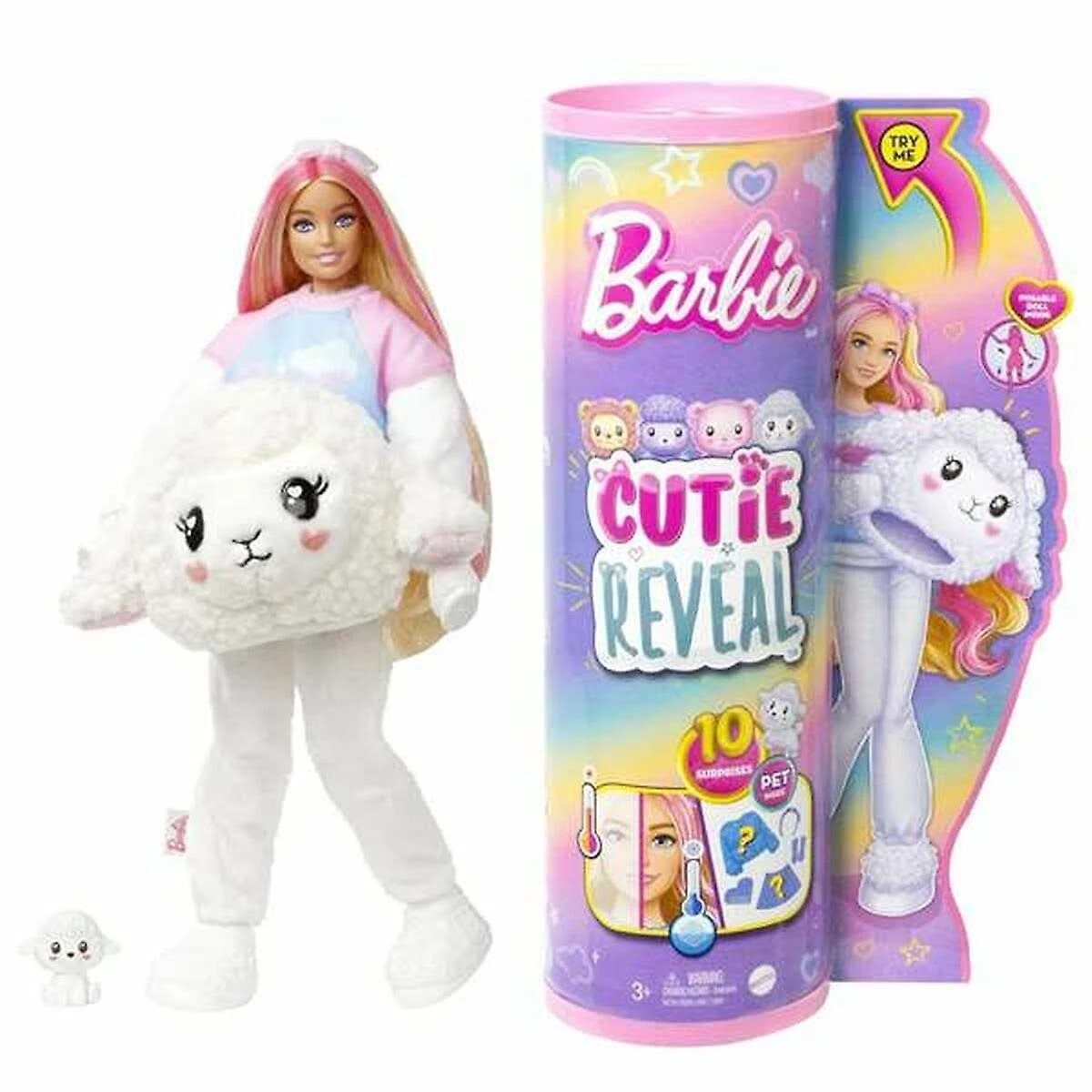 Barbie Cutie Reveal Barbie pastelová edícia – Ovce Bábika
