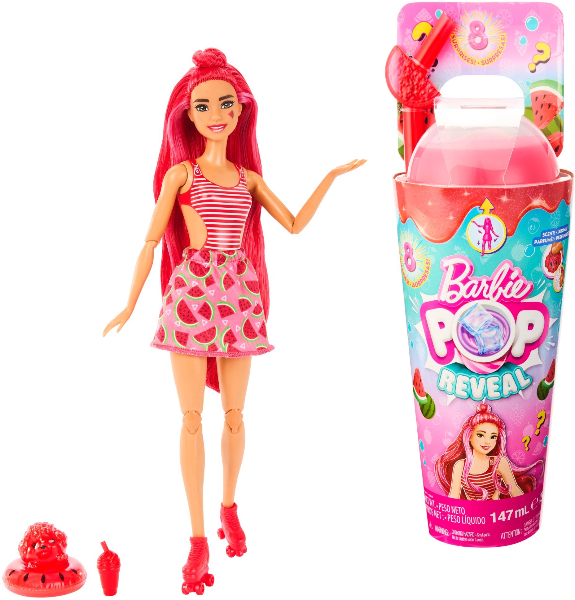 Barbie Pop Reveal Barbie šťavnaté ovocie – Lelónová triešť Bábika