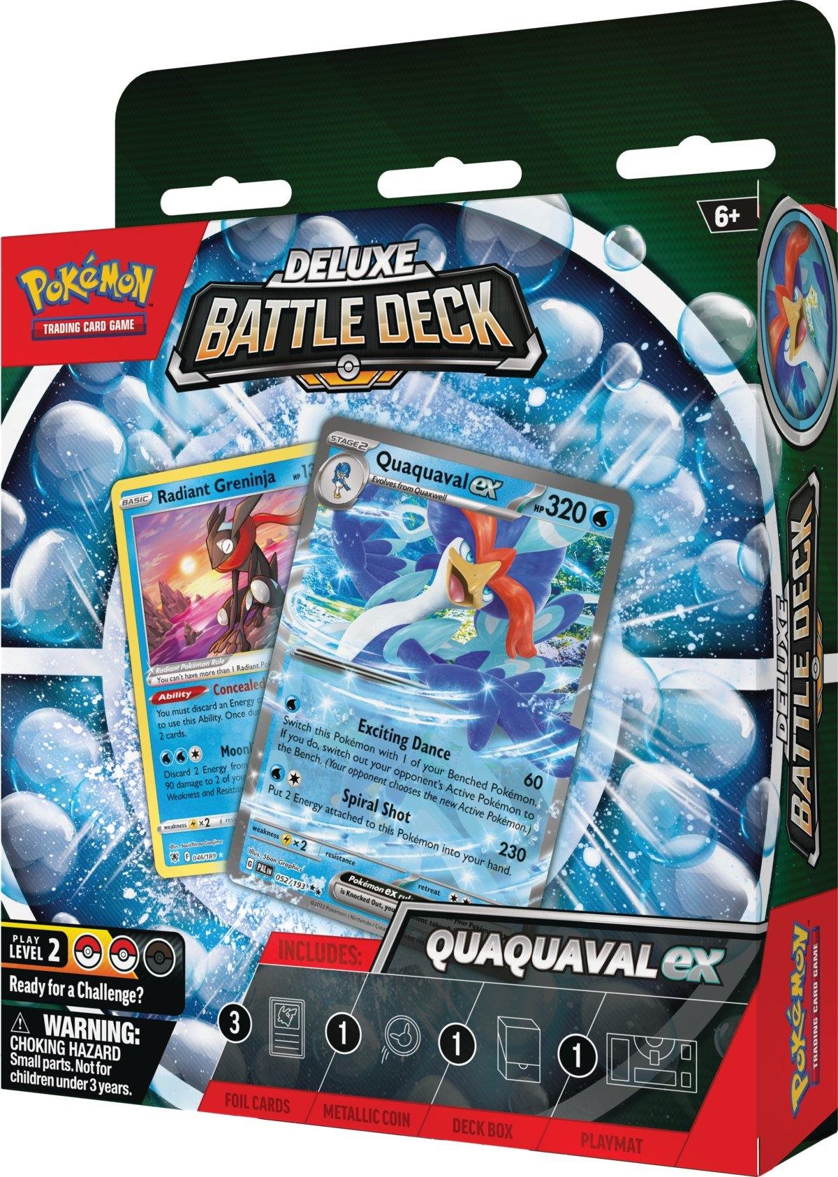 Pokémon TCG: Deluxe Battle Deck - Quaquaval ex Pokémon kártya