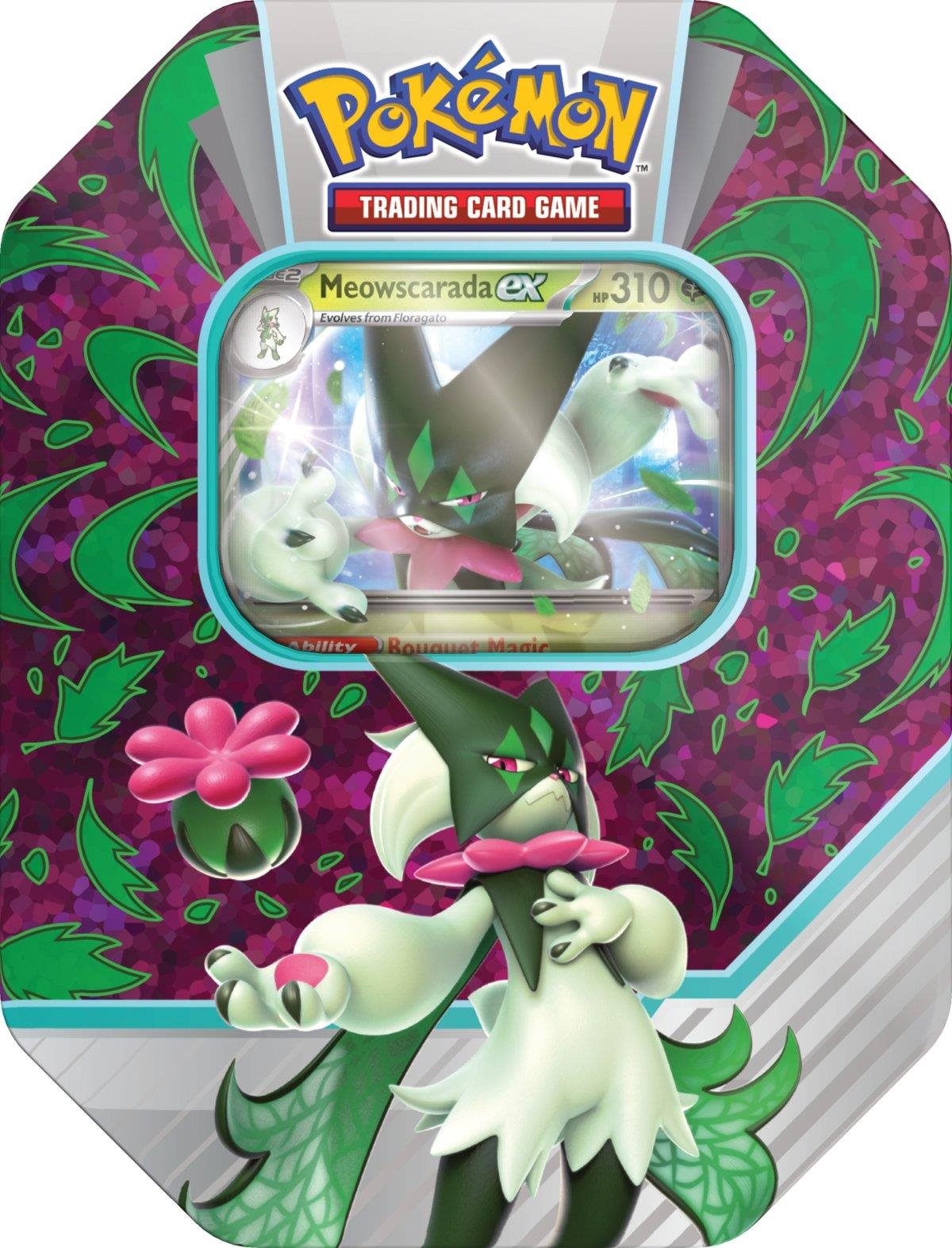 Pokémon TCG: Paldea Partner Tin - Meowscarada ex Pokémon Karten