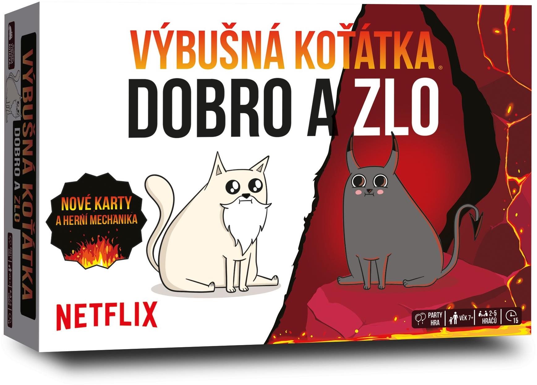 Výbušné mačiatka: Dobro a zlo Kartová hra