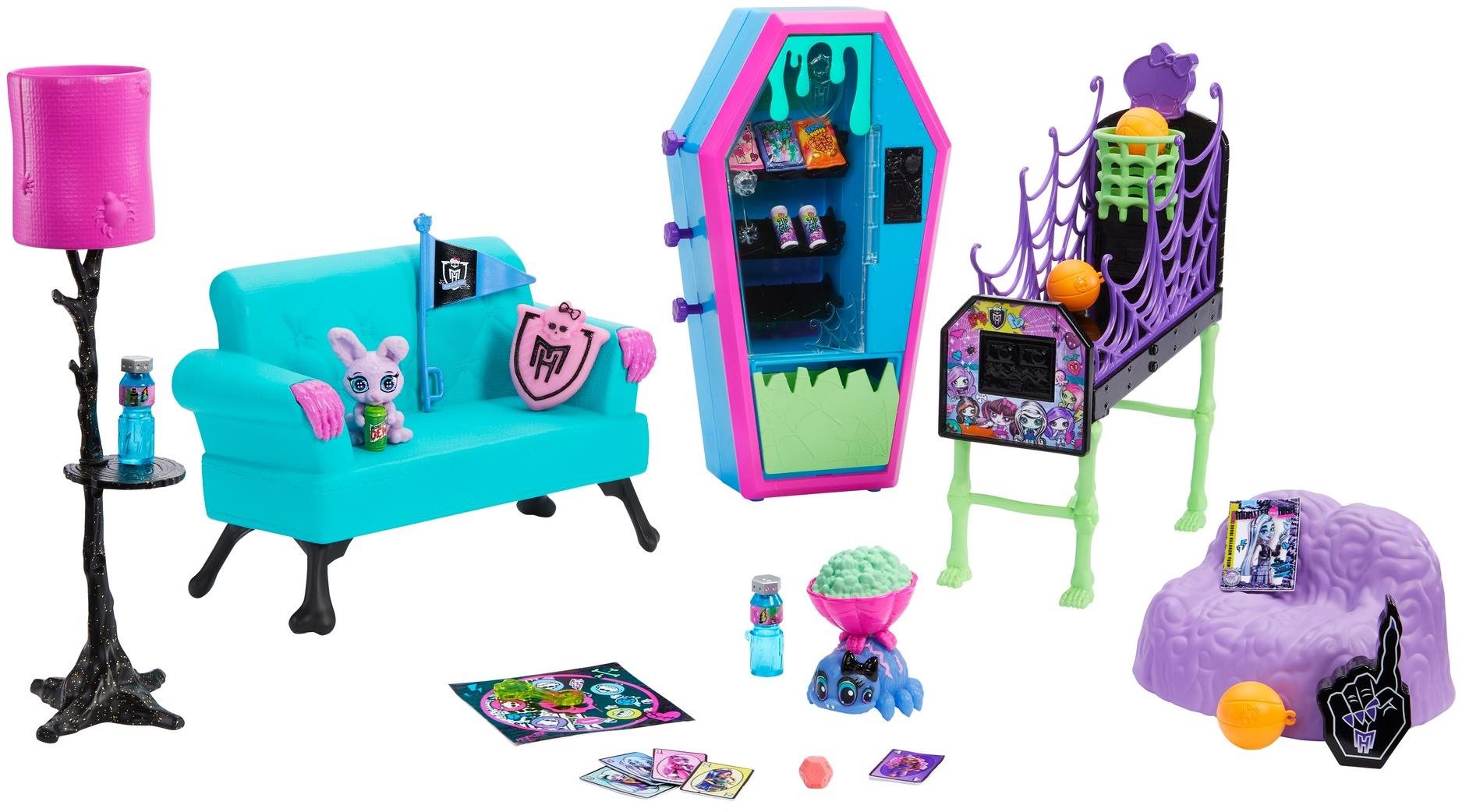 Monster High Kísérteties tanulóterem Játék bababútor