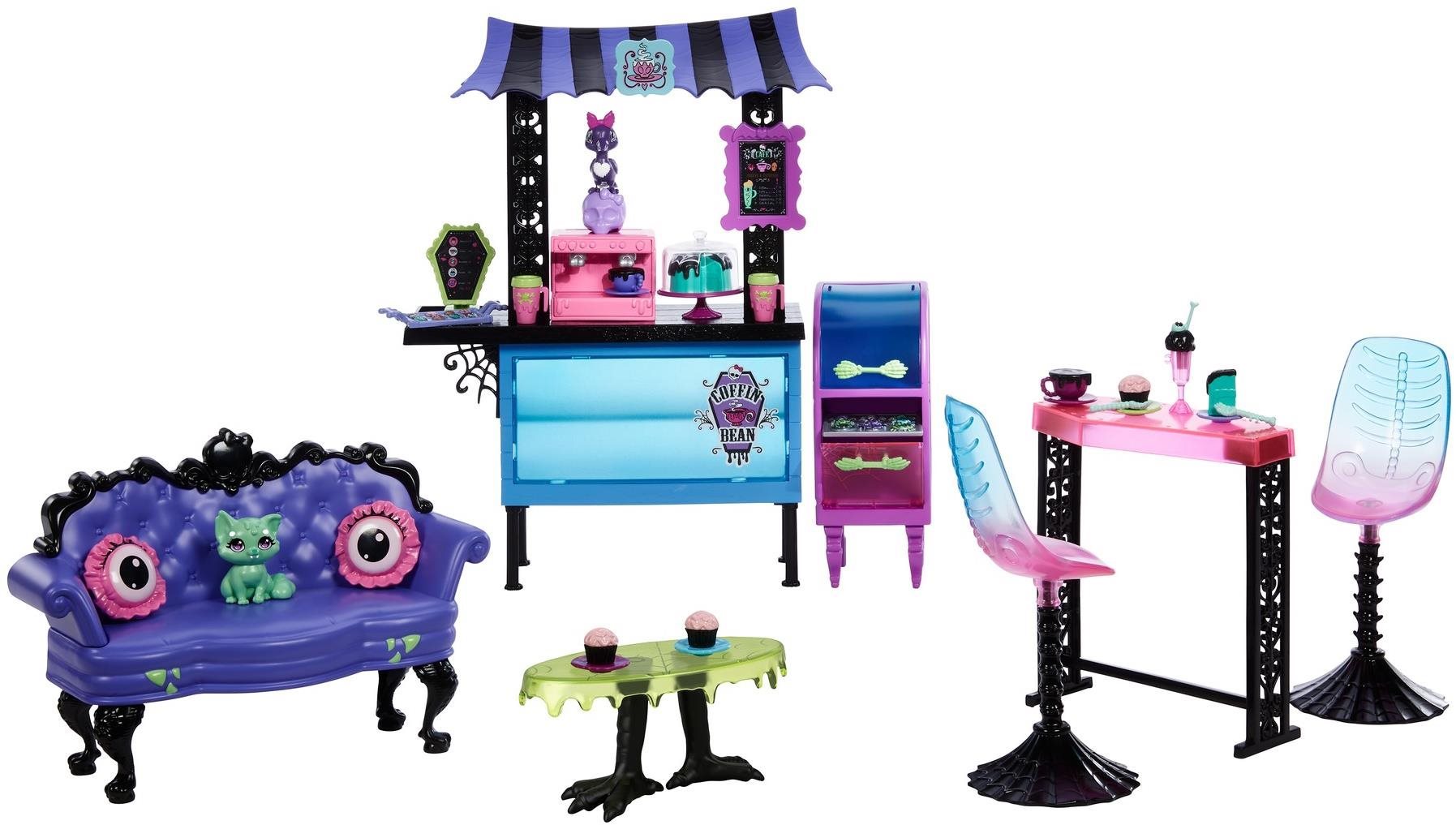 Monster High Sírkő kávéház Játék bababútor