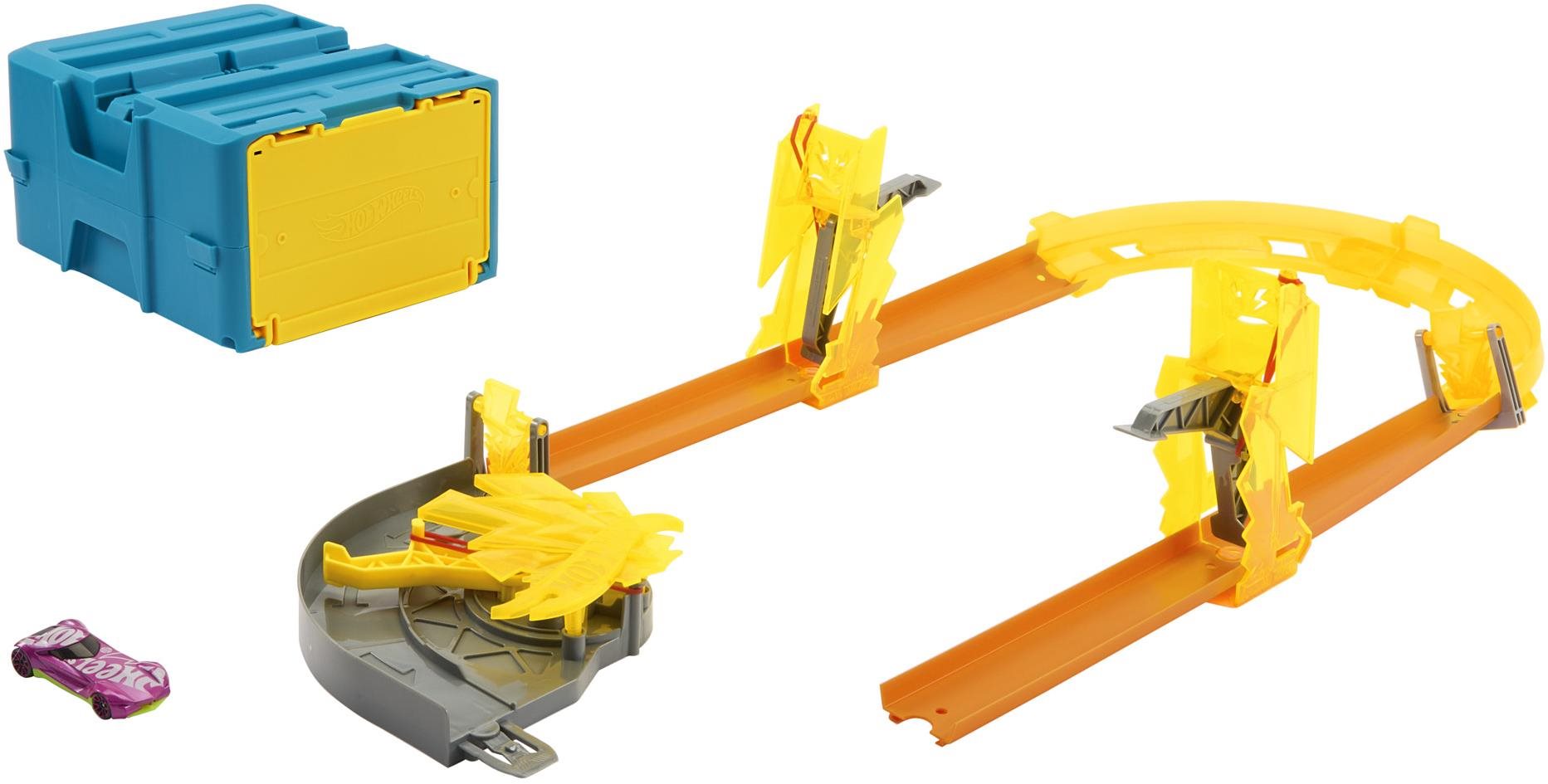 Hot Wheels Track Builder Gleise in einer Box - Lightning Hot Wheels